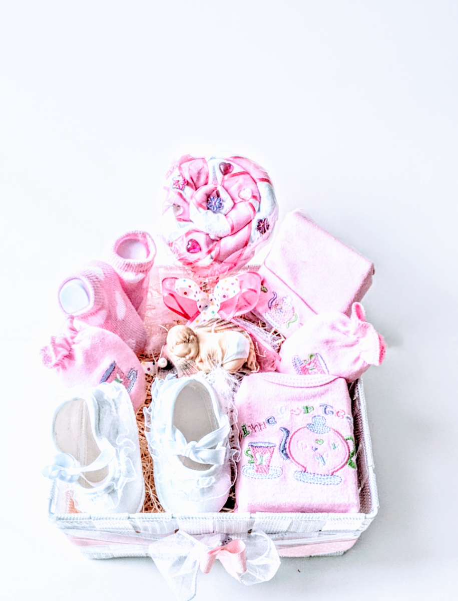 Amazon.com : Baby Shower Gifts for Girls Rabbit New Born Baby Girls Gift  10pcs Baby Girl Pink Shower Essentials Gift Basket Rabbit Rattle, Baby  Welcome Box, Pacifier : Baby