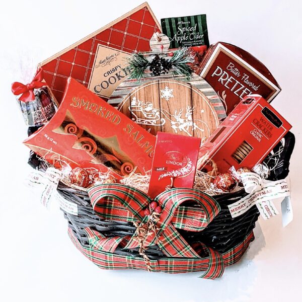 Christmas gift baskets for family, friends and family.